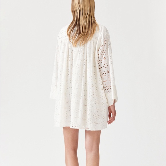 Abi mini dress in broderie anglaise - Picture 3 of 8